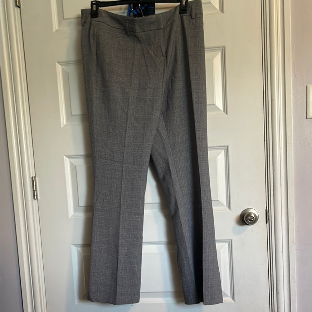 Amanda & Chelsea Gray Trousers Classic Straight-Leg
